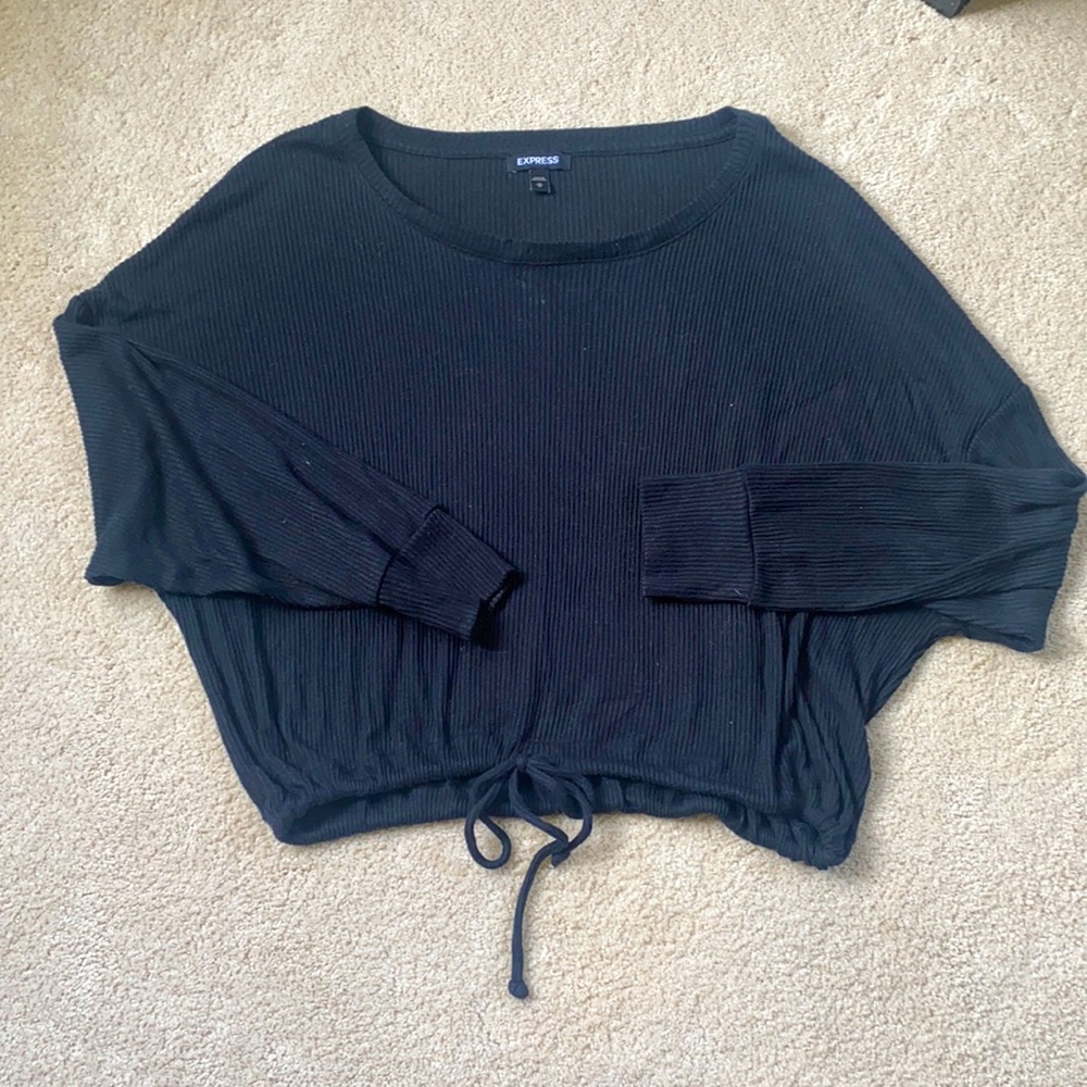 Express Tie Bottom Long Sleeve